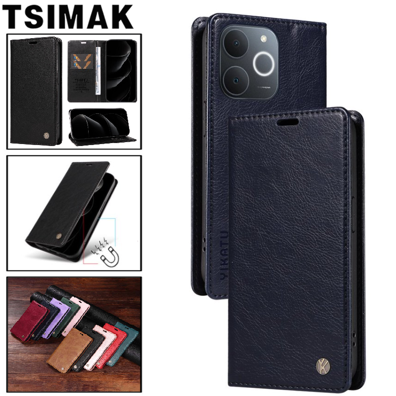 Realme Note 50 - Capa de Couro para Celular Realme