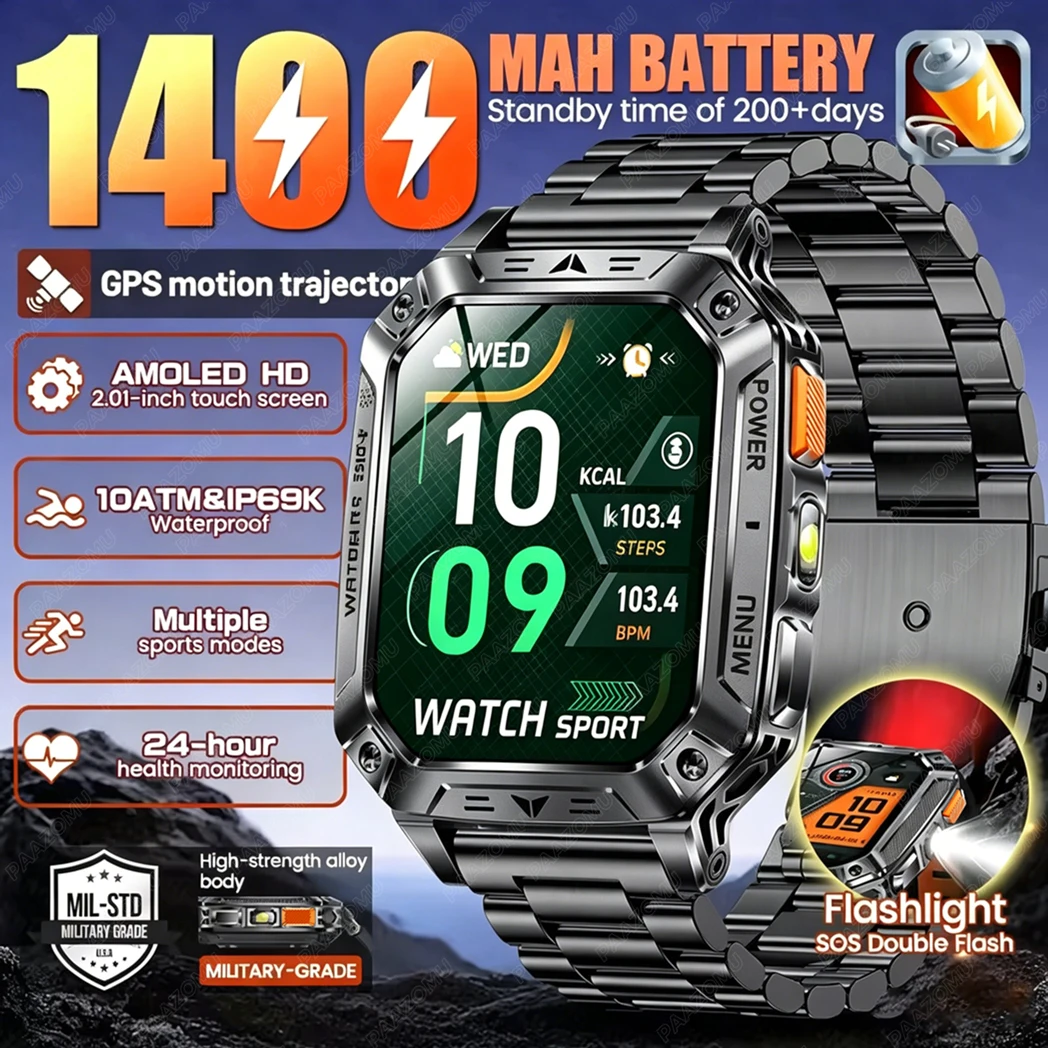 Smartwatch Batam - Novo Smartwatch Masculino 2026 com Bateria