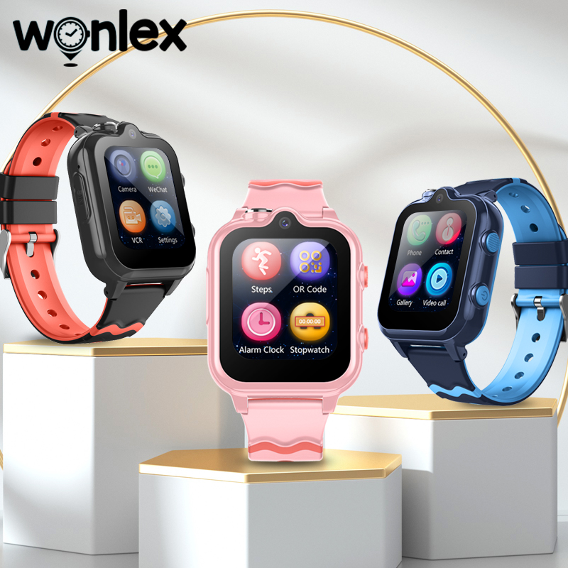Android Smartwatch Accessories - Relógio Inteligente Wonlex para Crianças 4G