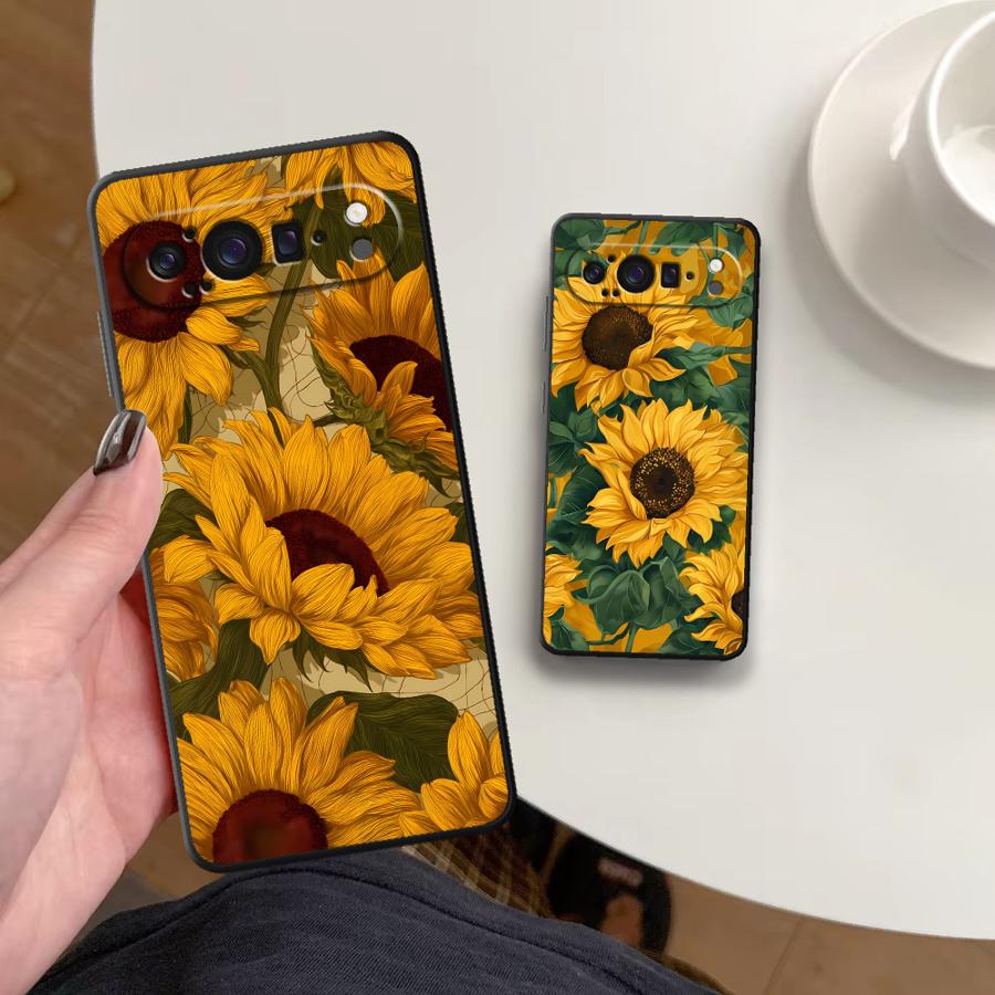 Google Pixel 8A - Capa de Telefone Sunflower Sea Funda