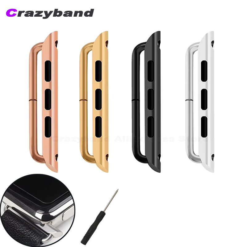 Watch Band Connector - Adaptador de conector de aço inoxidável,