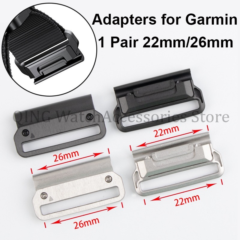 Watch Band Connector - Pulseira Adaptadores para Garmin Tactix, Adaptador