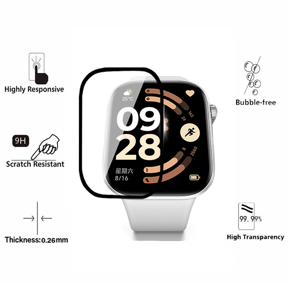 Protetor de tela para xiaomi r - Watch Face Protector avaliação e preço