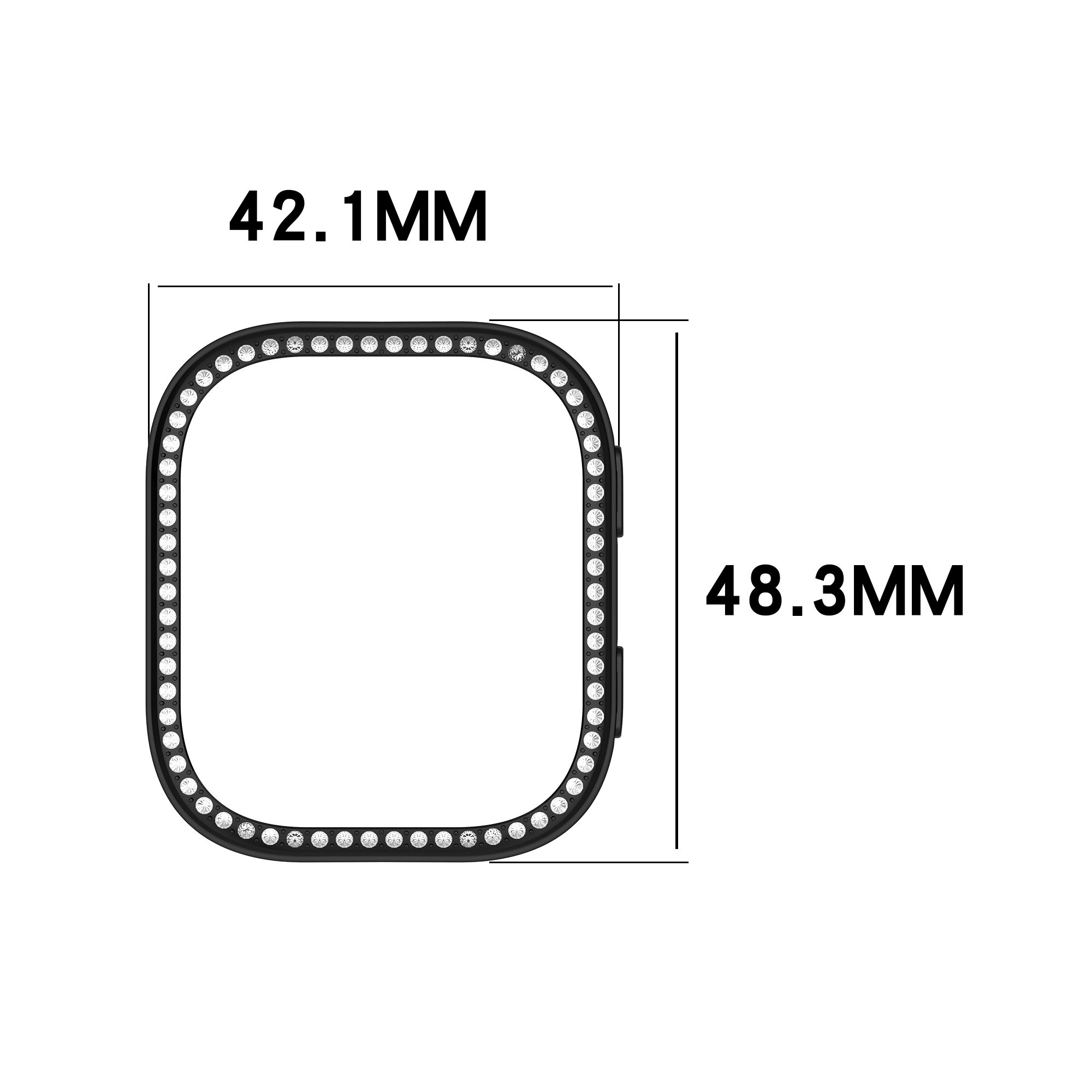Capa de Diamante de Fila Única - Amazfit Smartwatch Accessories avaliação e preço