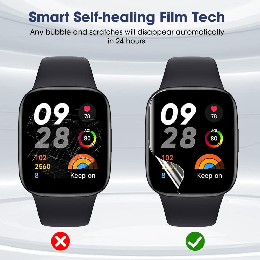 3/6 pçs película protetora de  - Watch Face Protector avaliação e preço