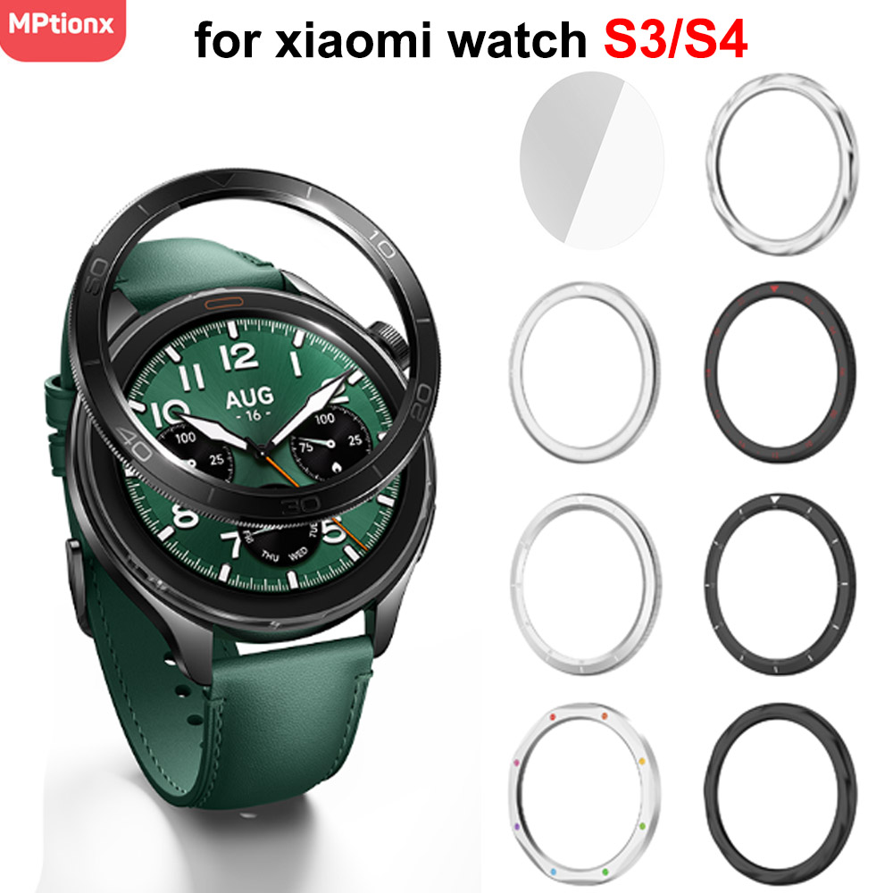 Anel de moldura de metal para  - Xiaomi Smartwatch Accessories avaliação e preço
