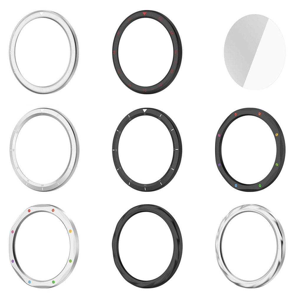Anel de moldura de metal para  - Xiaomi Smartwatch Accessories avaliação e preço