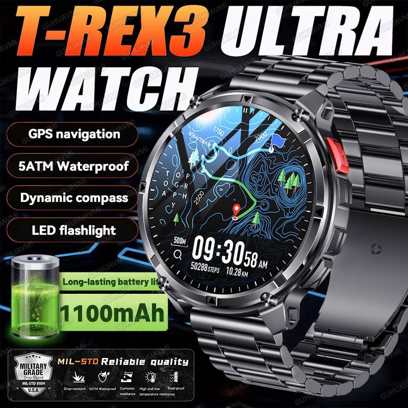 2026 novo T-Rex3 ultra 1100mah - Smartwatch Store avaliação e preço