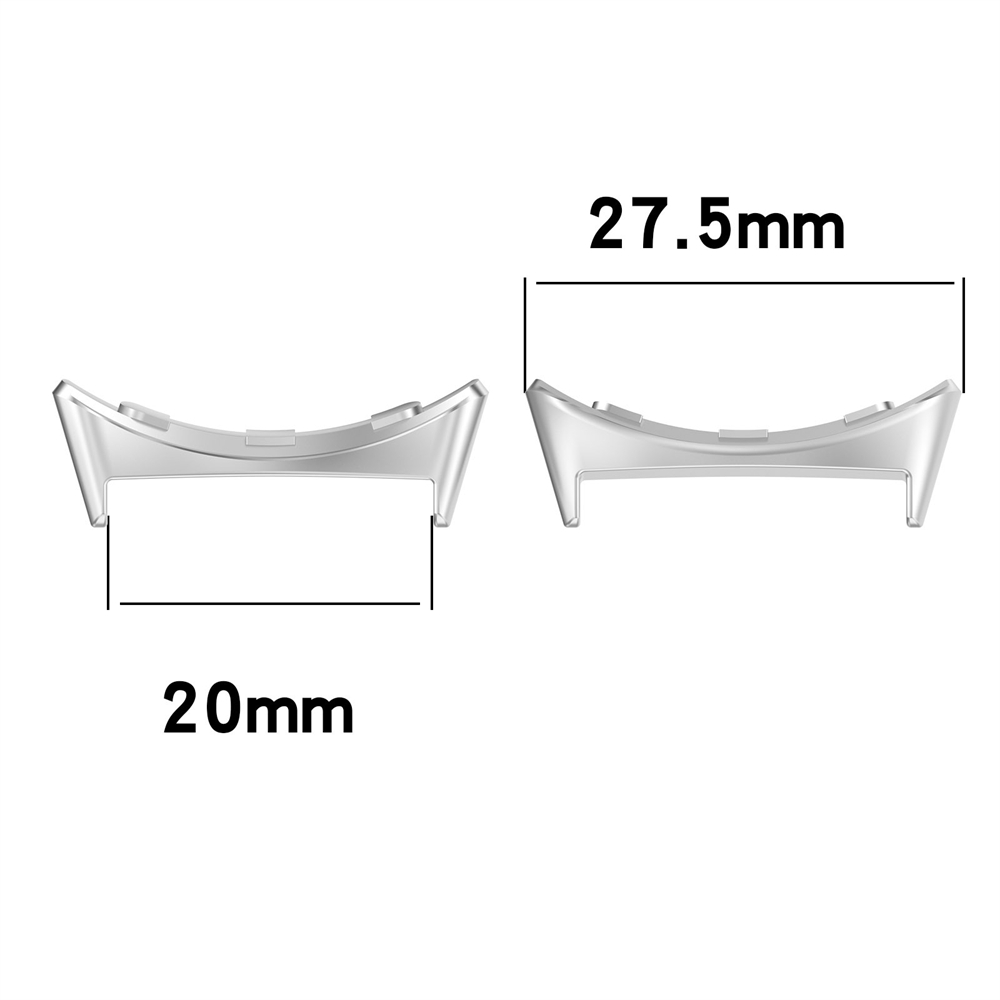 2 pçs 20mm conector de metal p - Watch Band Connector avaliação e preço
