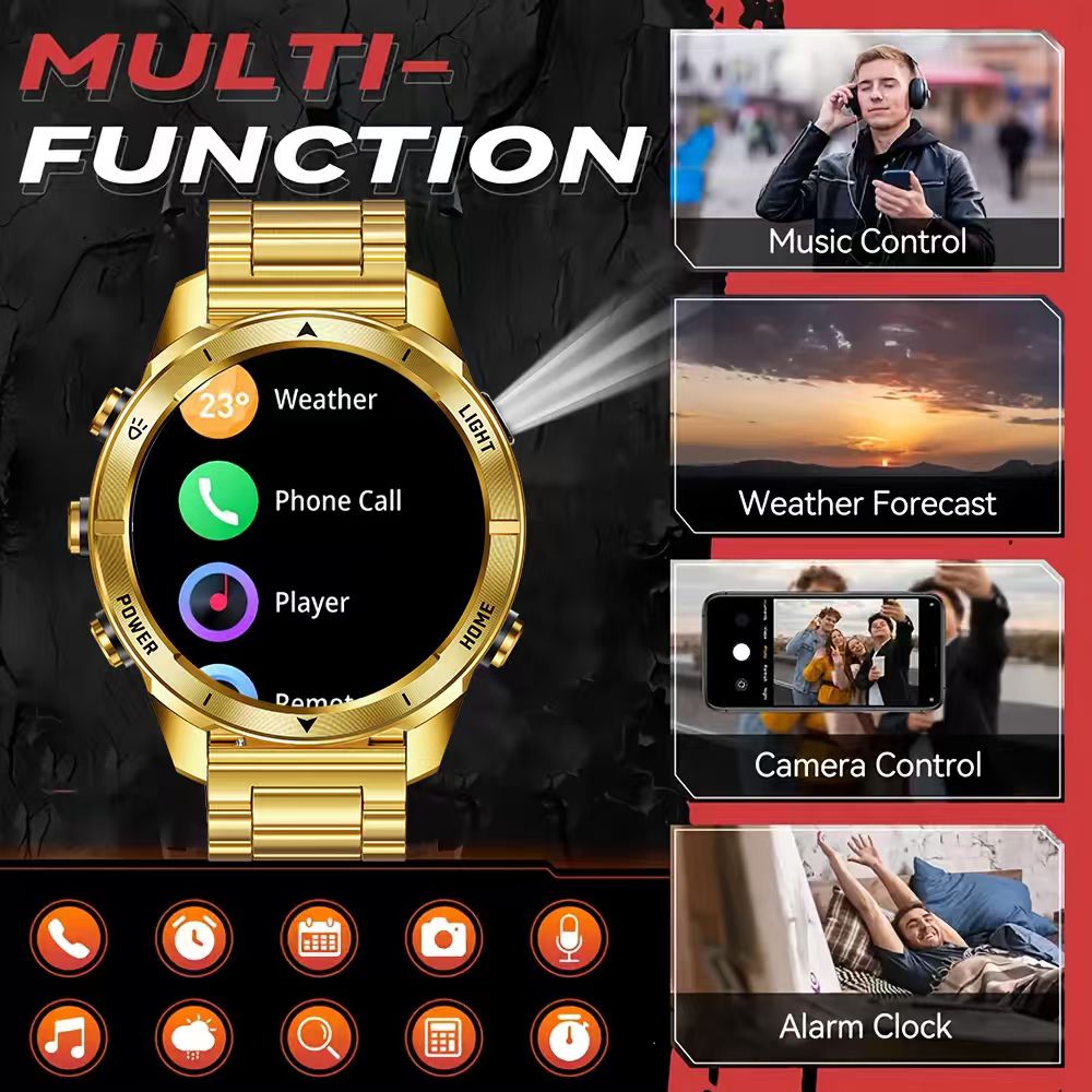 Novo esporte ao ar livre relóg - Smartwatch Batam avaliação e preço
