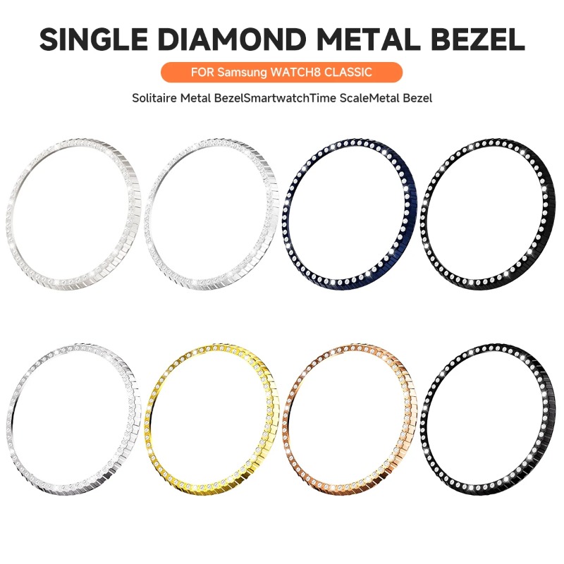 Capa de moldura de metal para  - Samsung Smartwatch Accessories avaliação e preço