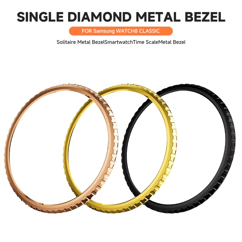 Capa de moldura de metal para  - Samsung Smartwatch Accessories avaliação e preço