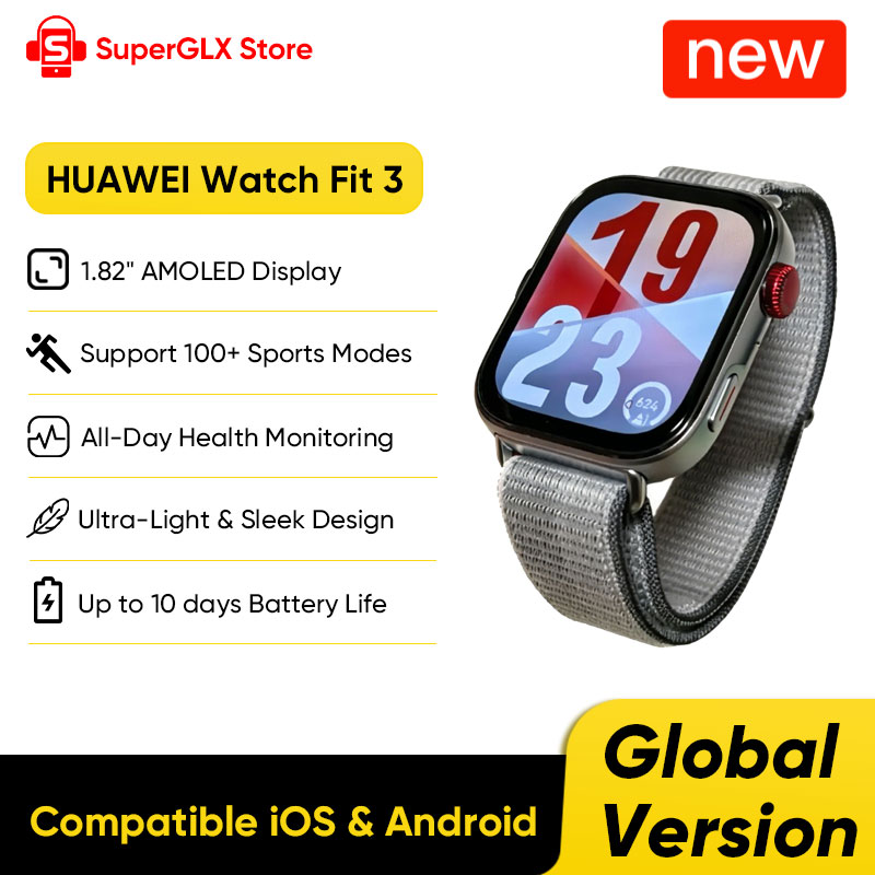 【US Express】HUAWEI Watch Fit 3 - Smartwatch Batam avaliação e preço