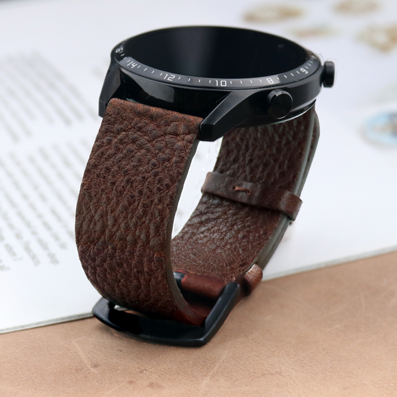 Bracelete de couro de bezerro, - Smartwatch Accessories Shop avaliação e preço