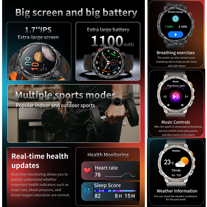 Novo Smartwatch T-Rex3 Pro 202 - Smartwatch Batam avaliação e preço