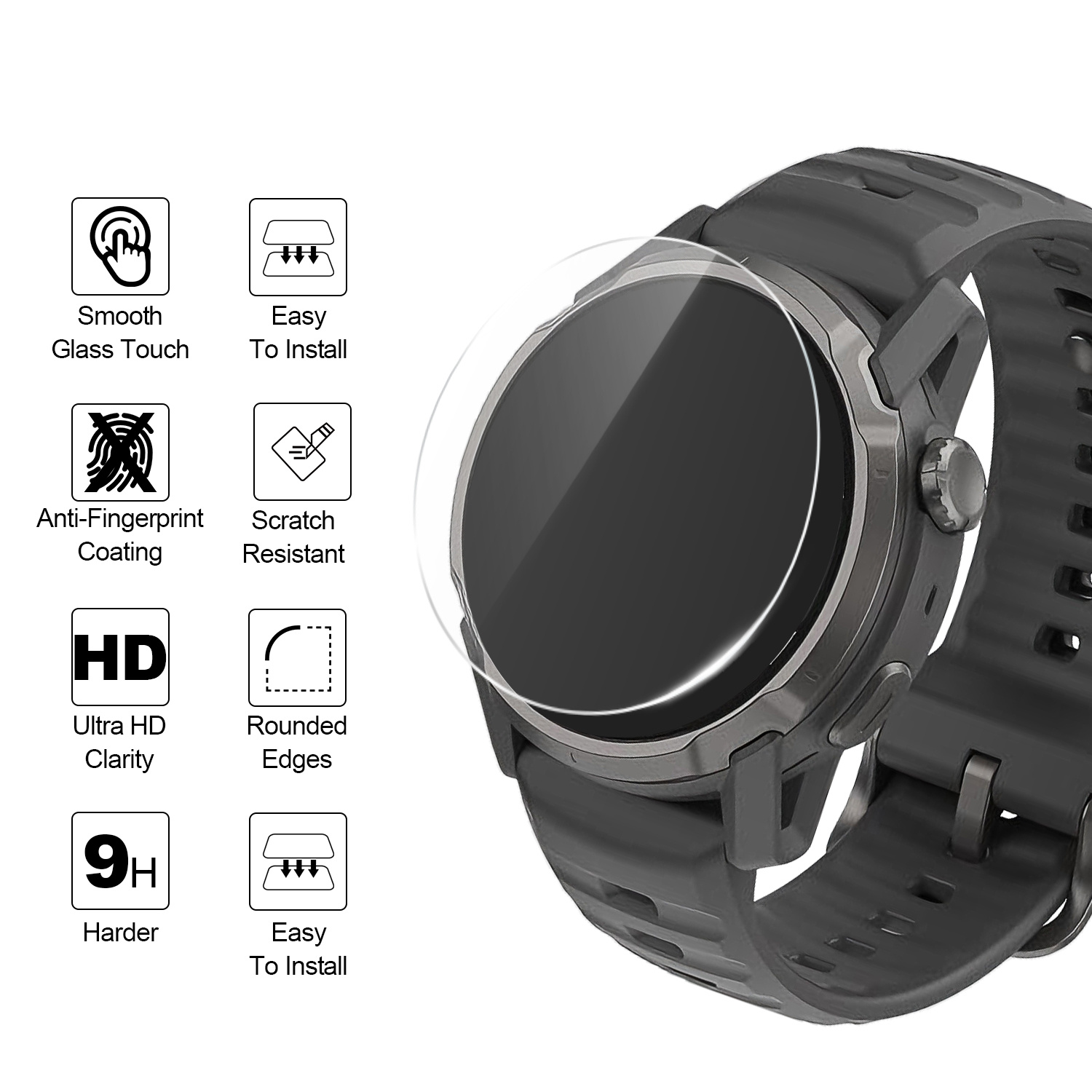 Protetores de Tela para Relógi - Watch Face Protector avaliação e preço