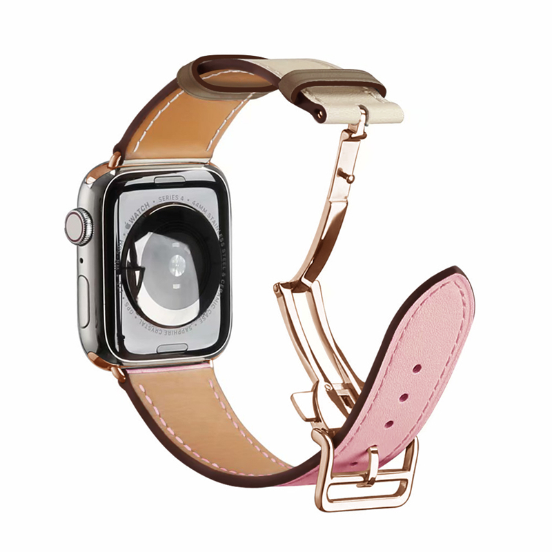 Pulseira de couro rosado para  - Smartwatch Accessories Shop avaliação e preço